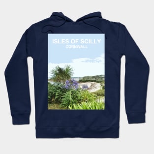 Isles of Scilly Cornwall. Cornish gift. Travel poster Hoodie